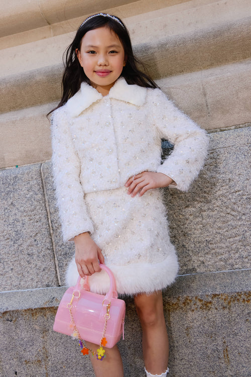 Lola + The Boys Sets 2 Snowy Pearl Skirt Set