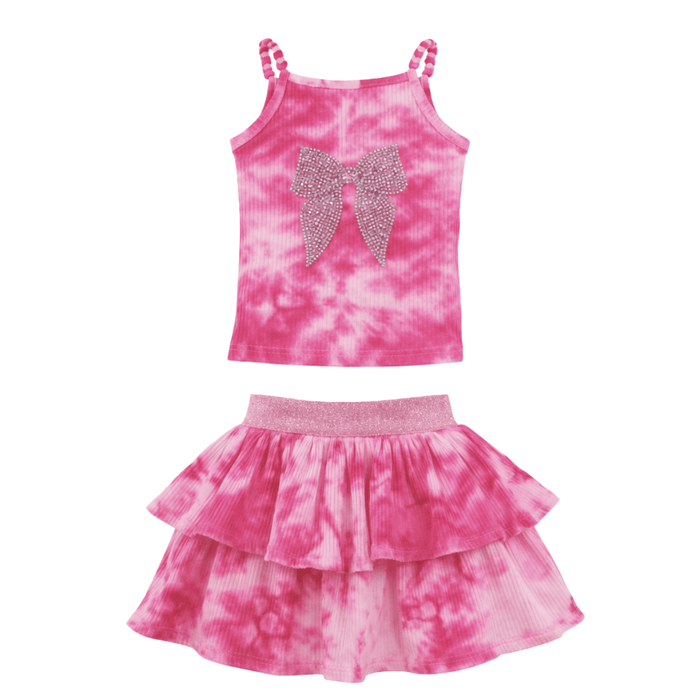 Lola + The Boys Sets Sparkle Bow Tie Dye Set