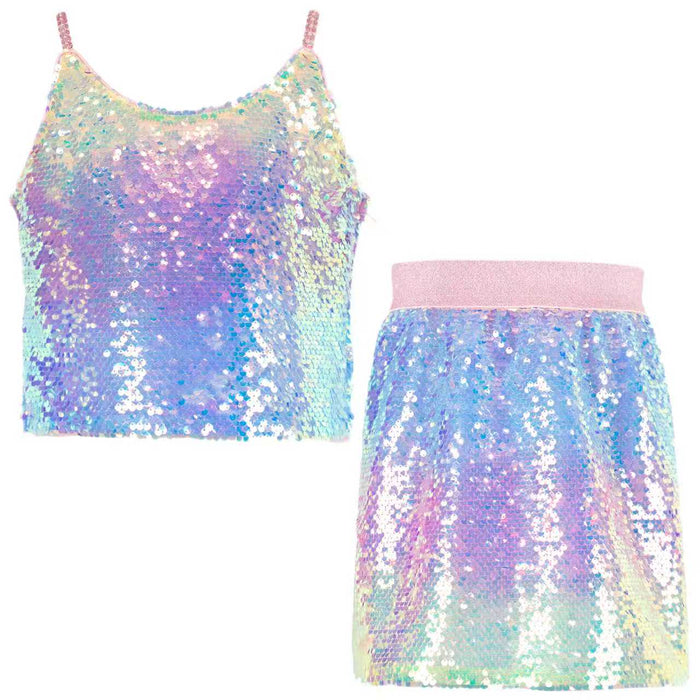 Lola + The Boys Sets 2 / Icy Sparkle Sequin Set