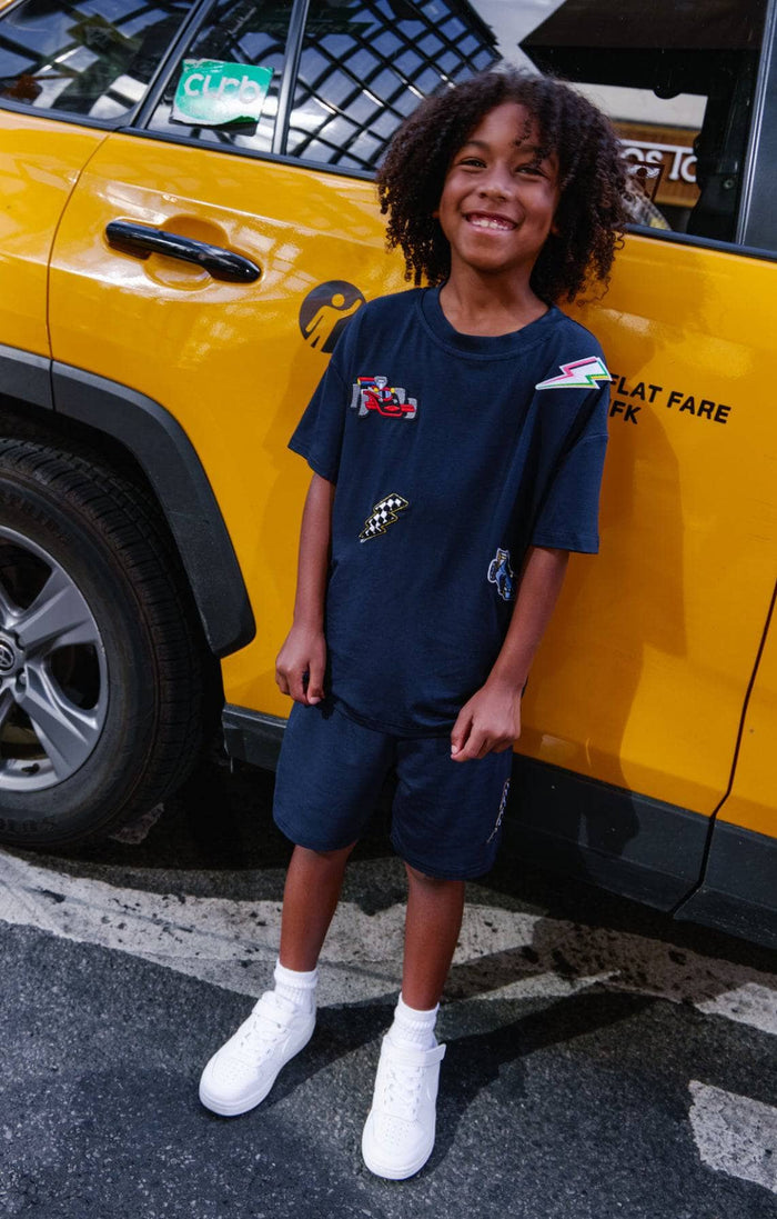 Lola + The Boys Sets Sports Cars Boys Short Set