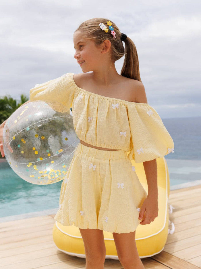 Lola + The Boys Sets Sunny Hailey Bow Bubble Set