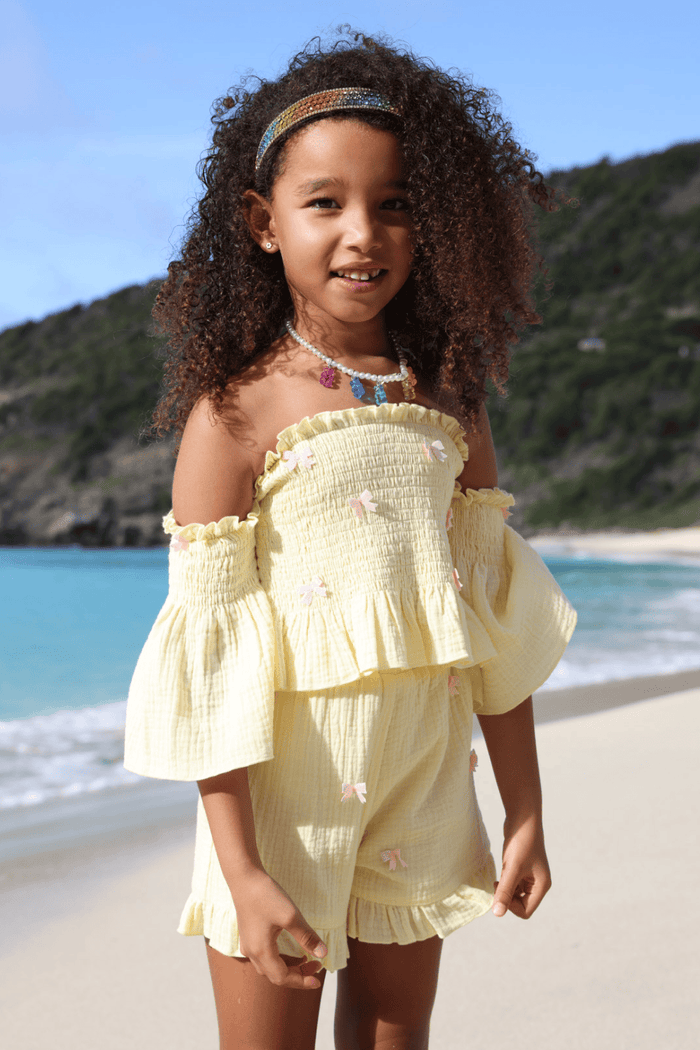 Lola + The Boys Sets 2 Sunny Hailey Bow Set