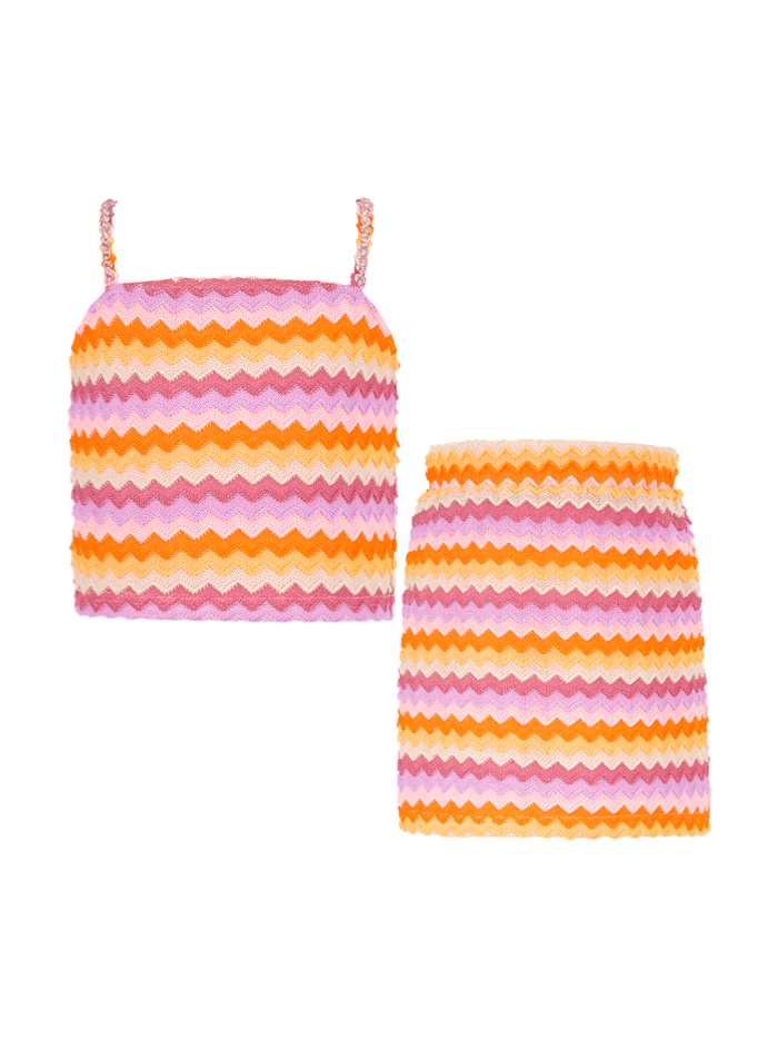 Lola + The Boys Sets Sunset Zig Zag Set