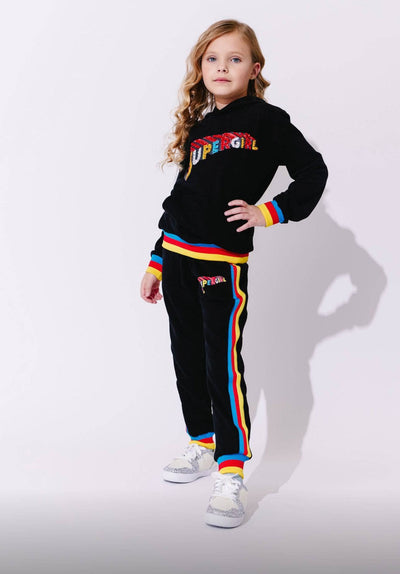 Lola + The Boys Sets Supergirl™ Rainbow Stripe Set