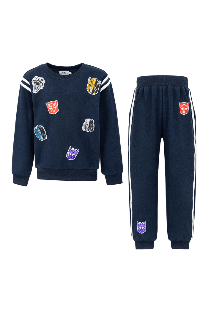 Lola + The Boys Sets Transformers® Varsity Patch Jogger Set