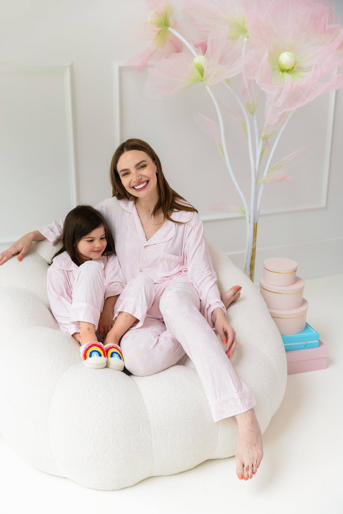 Lola + The Boys Sets Women's Super Soft Strawberry Set