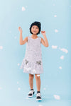 Lola + The Boys Shimmer Bow Party Dress