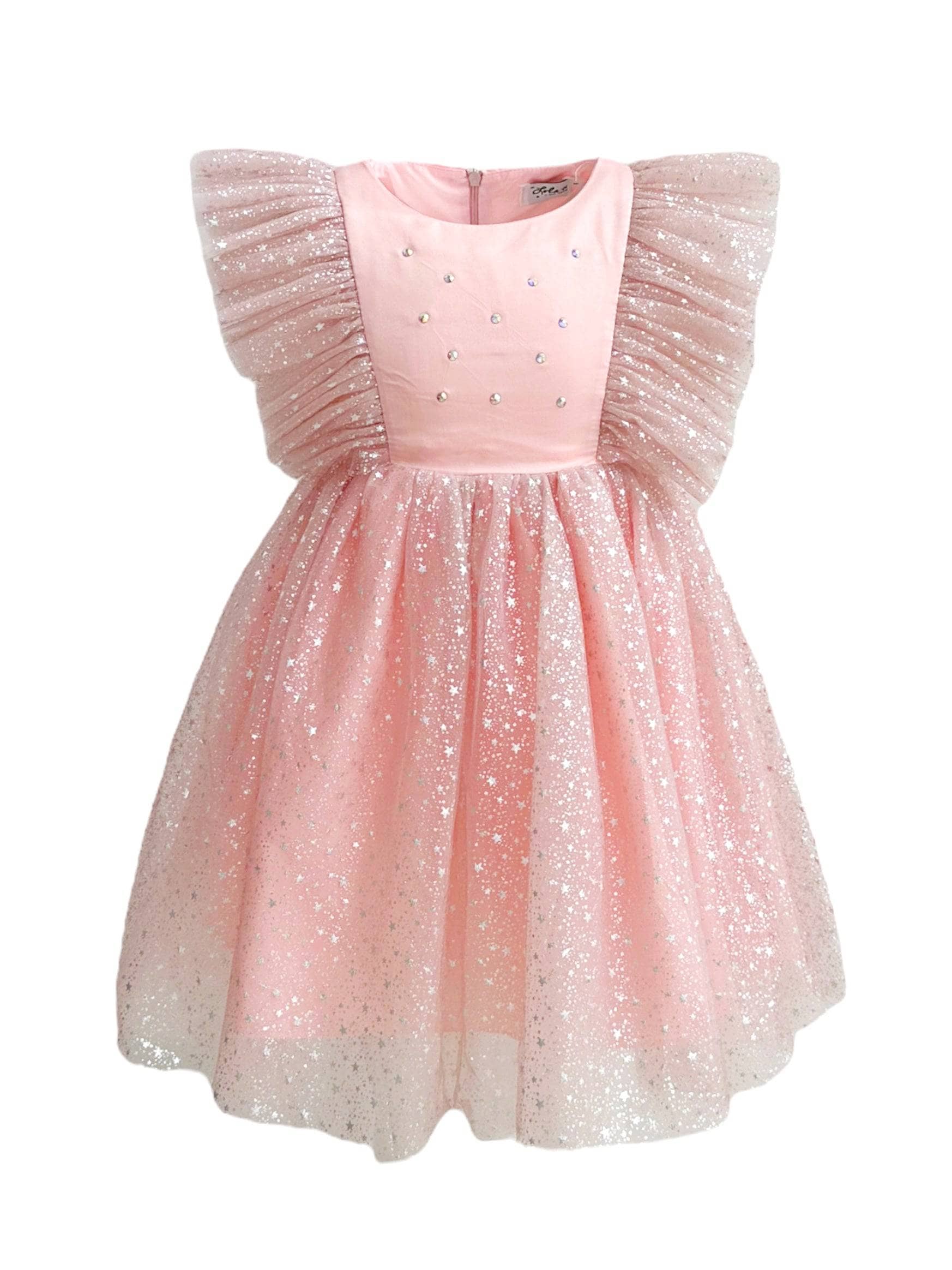 Stargirl Crystal Dress - Gold