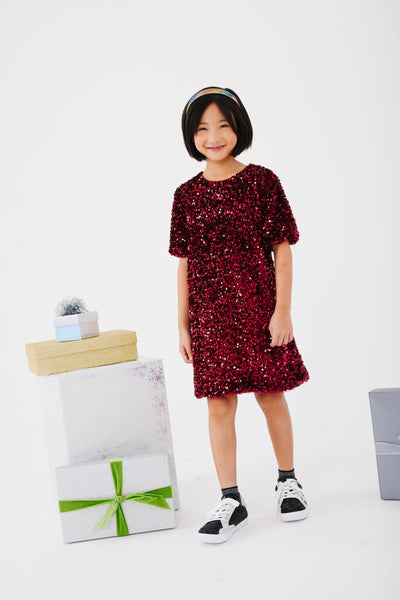 Lola + The Boys Shimmer Holly Dress