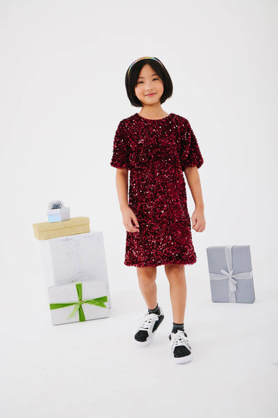 Lola + The Boys Shimmer Holly Dress