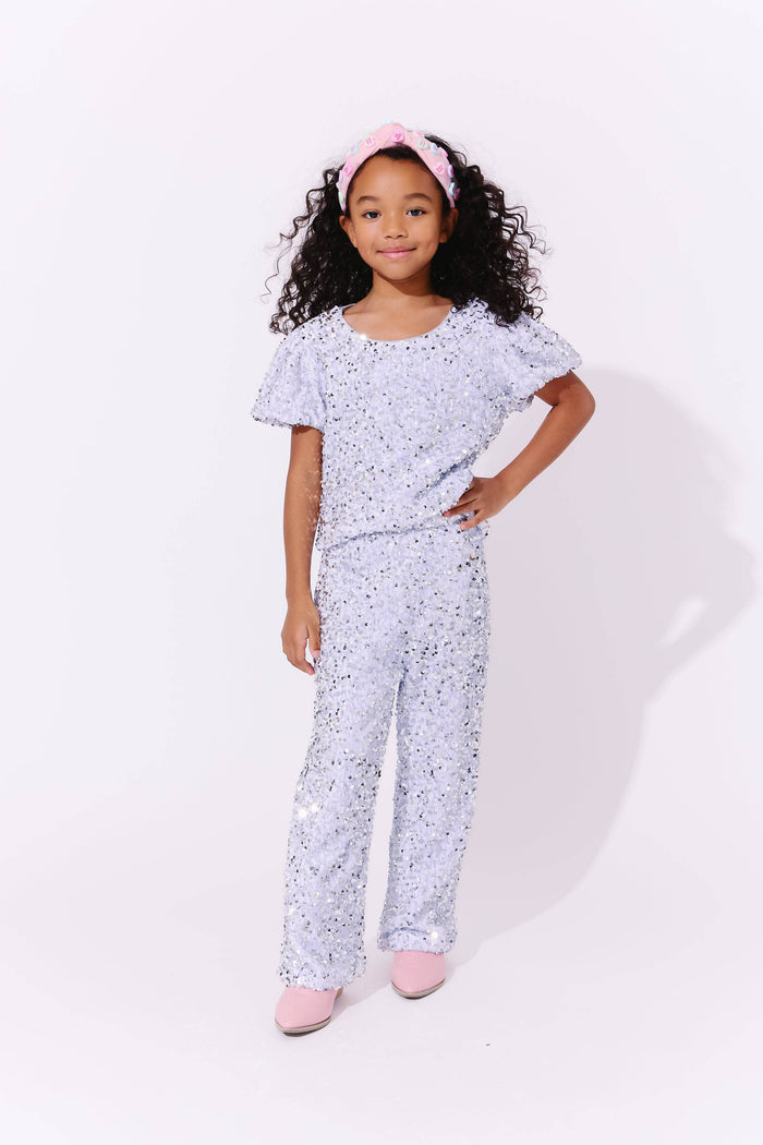 Lola + The Boys Shimmer Party Suit
