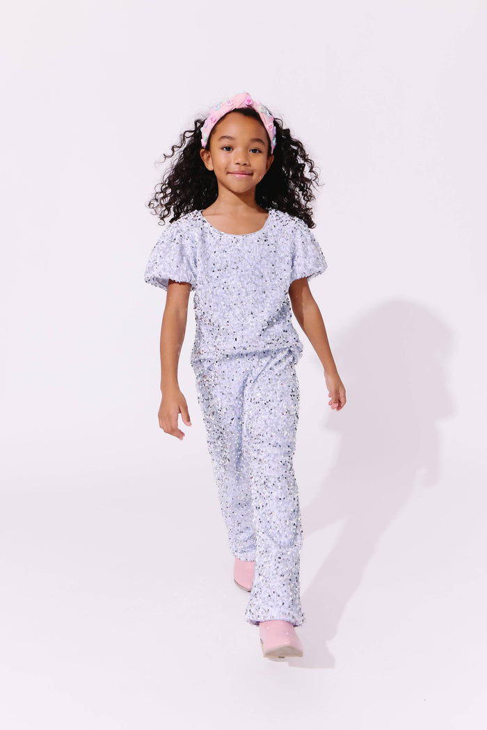 Lola + The Boys Shimmer Party Suit