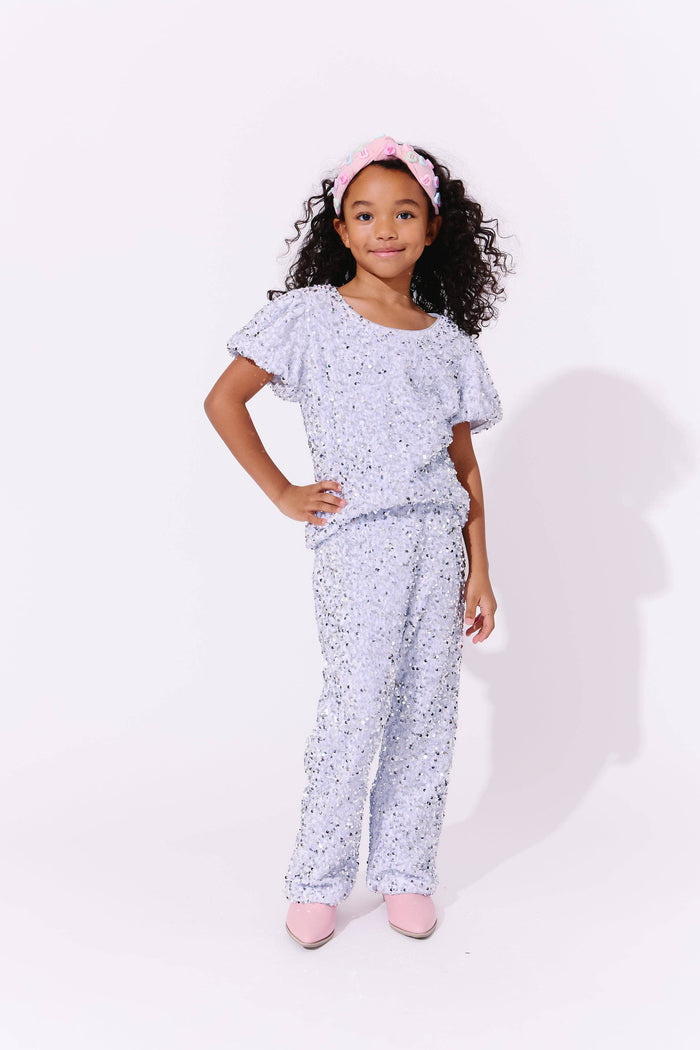 Lola + The Boys Shimmer Party Suit