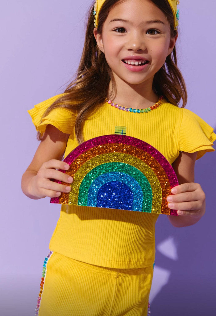Lola + The Boys Shimmer Rainbow Purse