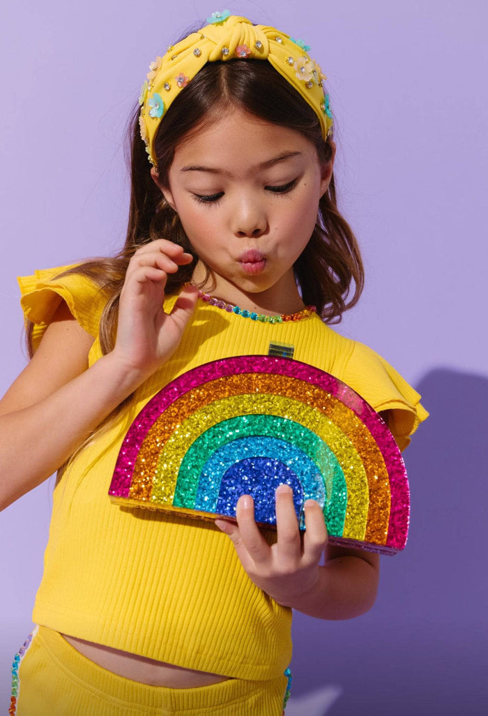 Lola + The Boys Shimmer Rainbow Purse