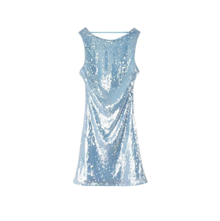 Shimmer Sky Sequin Mini Dress - Teen/Women Shimmer Sky Sequin Mini Dress - Teen/Women