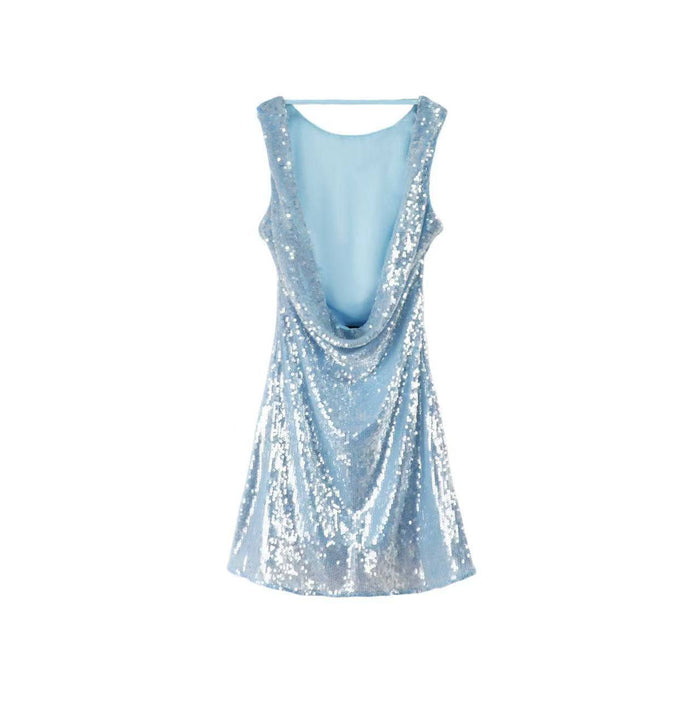 Shimmer Sky Sequin Mini Dress - Teen/Women Shimmer Sky Sequin Mini Dress - Teen/Women