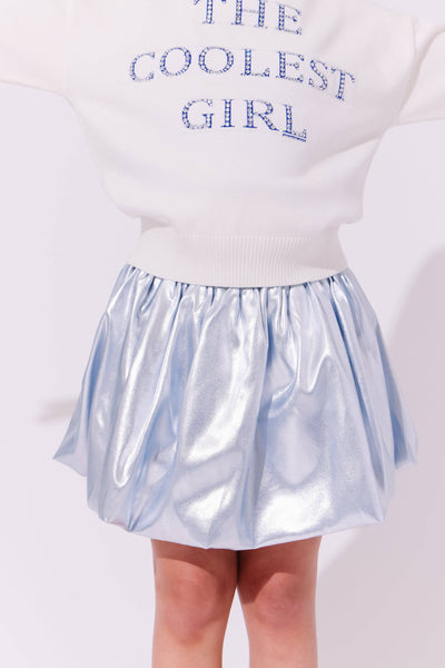 tiny★girl Shiny Metallic Mini Skort