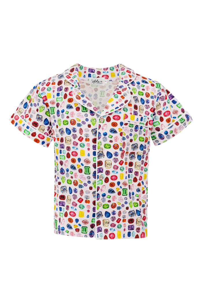 Lola + The Boys Sleepwear Rainbow Gem Soft Set