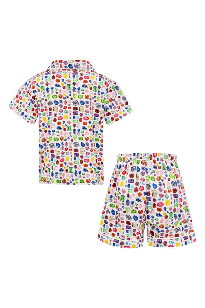 Lola + The Boys Sleepwear Rainbow Gem Soft Set