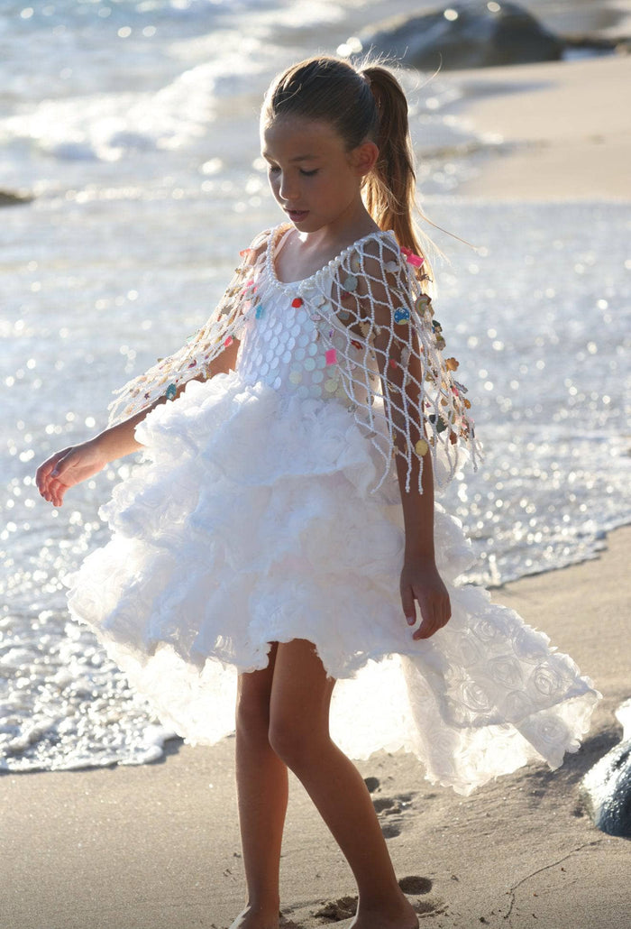 Lola + The Boys Snow Magic Paillette Dress