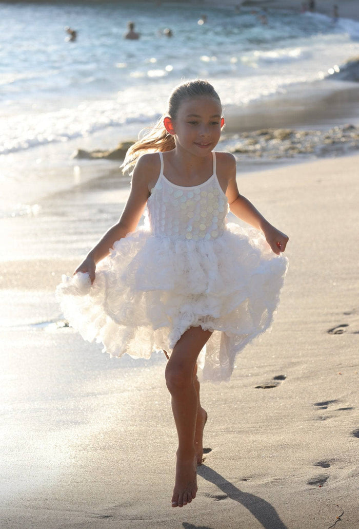 Lola + The Boys Snow Magic Paillette Dress