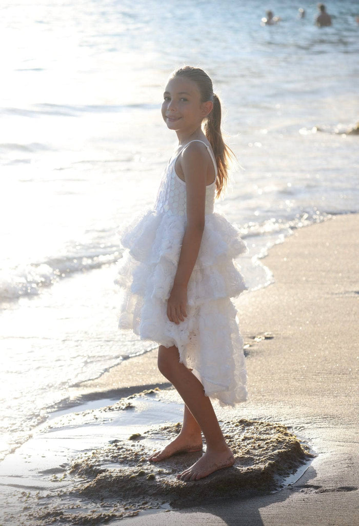 Lola + The Boys Snow Magic Paillette Dress