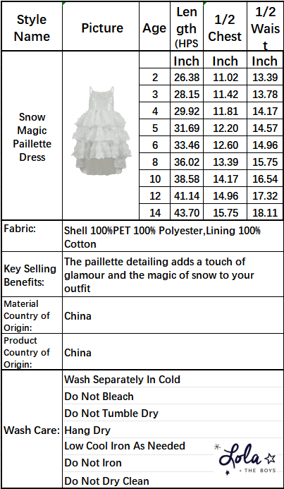 Lola + The Boys Snow Magic Paillette Dress