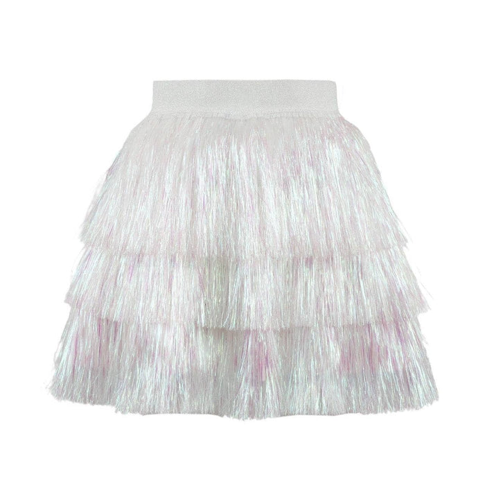 Lola + The Boys 2 Snow Shimmer Tinsel Party Skirt