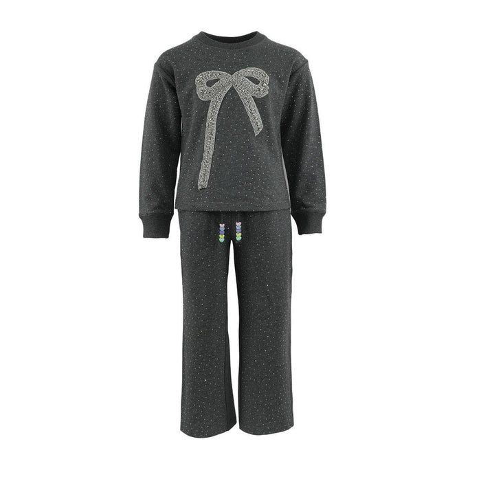 Lola + The Boys Sparkle Bow Charm Set