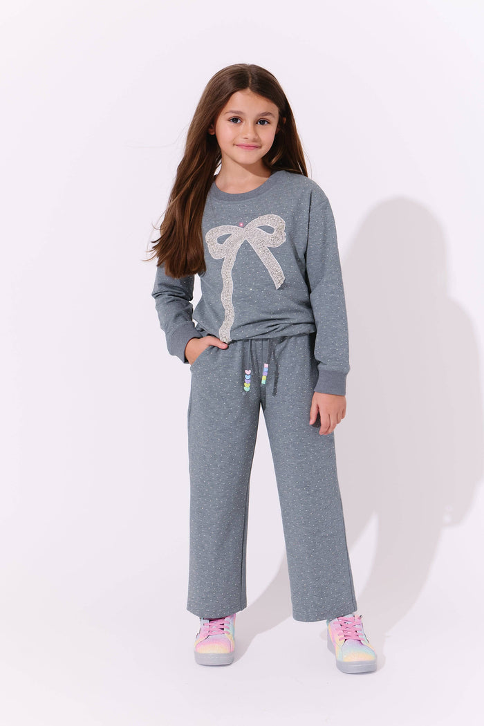 Lola + The Boys Sparkle Bow Charm Set