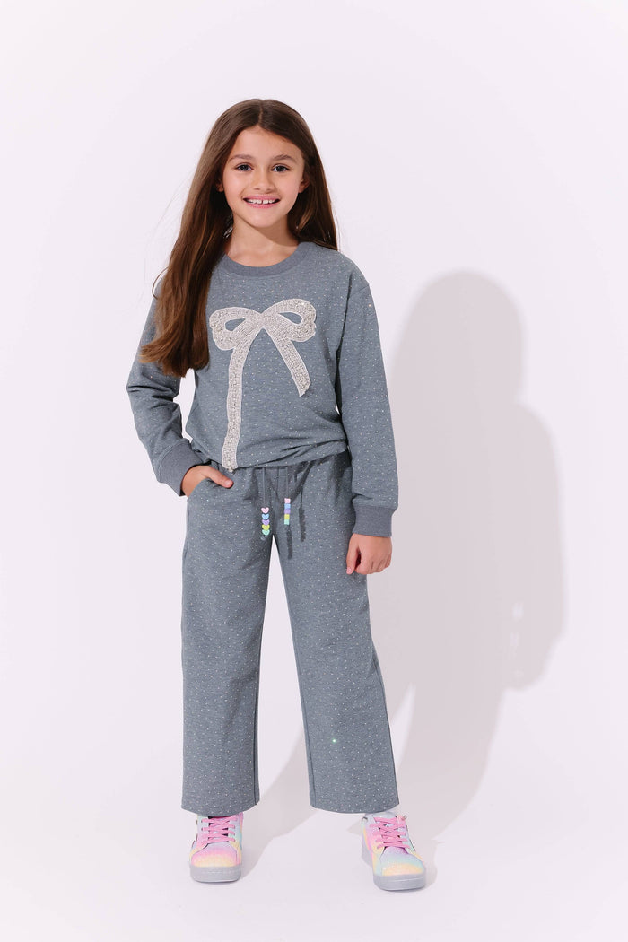 Lola + The Boys Sparkle Bow Charm Set