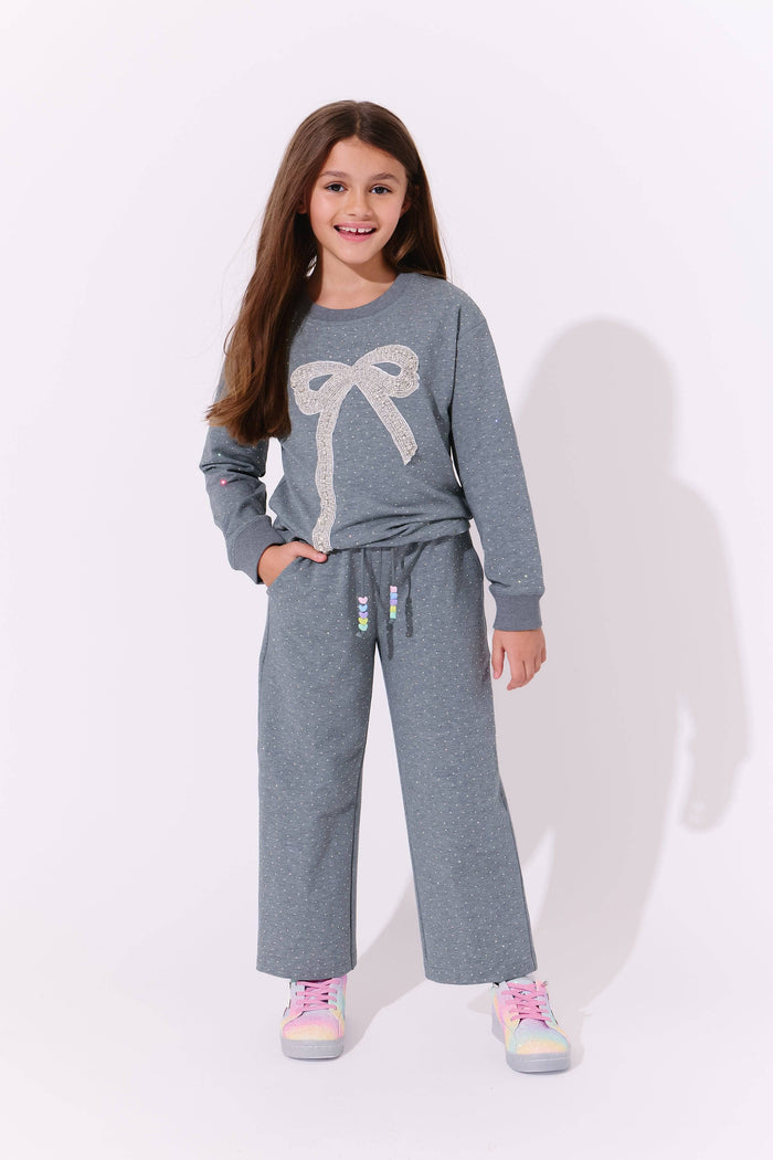 Lola + The Boys Sparkle Bow Charm Set