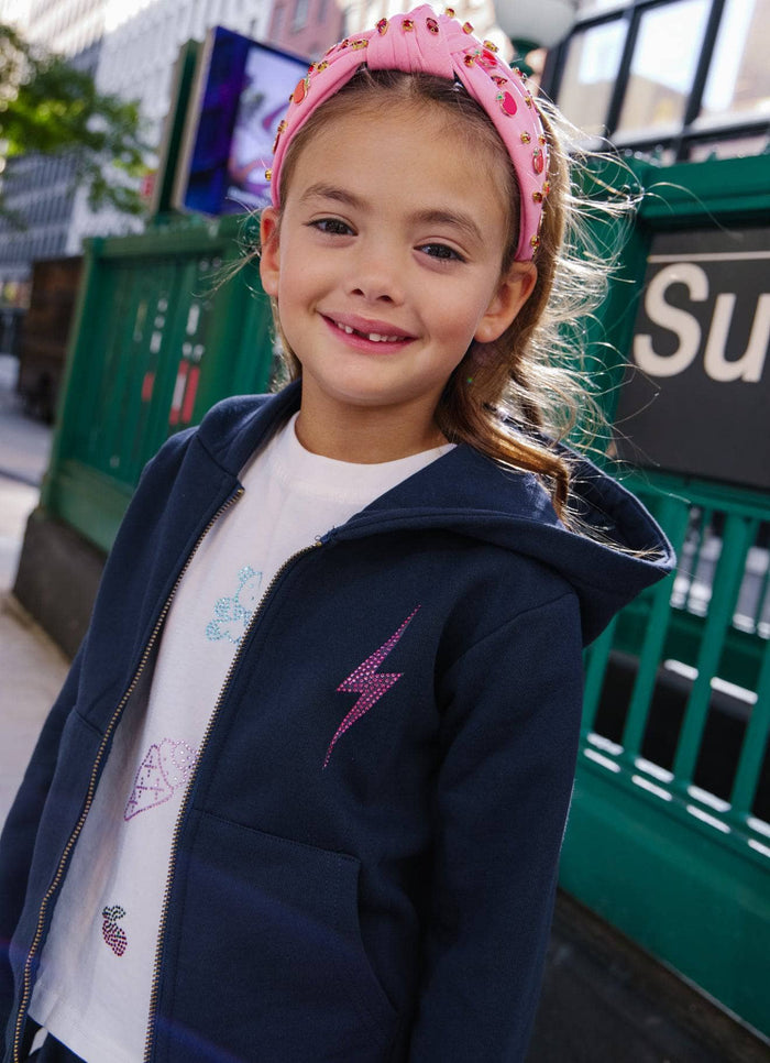 Lola + The Boys Sparkle Lighting Flash Fleece Set