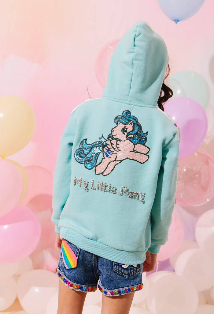 Lola + The Boys Sparkle My Little Pony Hoodie