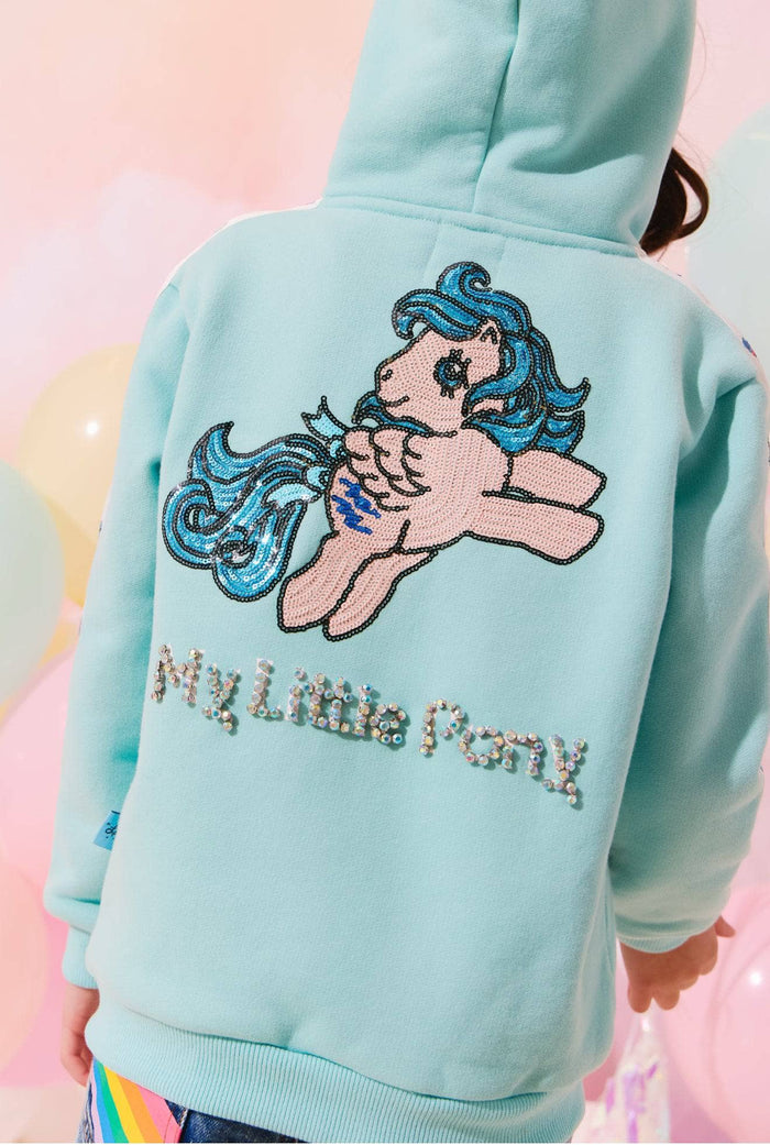 Lola + The Boys Sparkle My Little Pony Hoodie