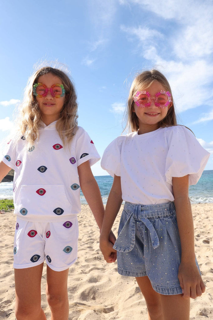 Lola + The Boys Sparkle Princess Ruffle T-shirt