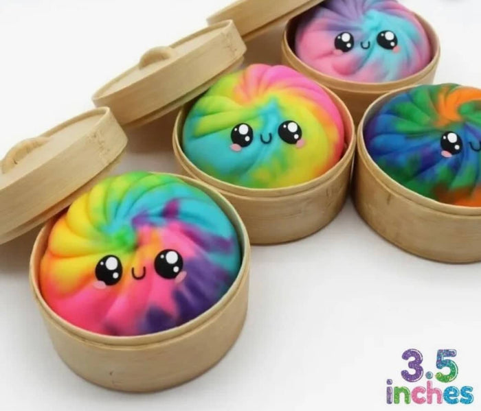 Lola + The Boys Squeezing Mystery Dumpling - Tie Dye Edition