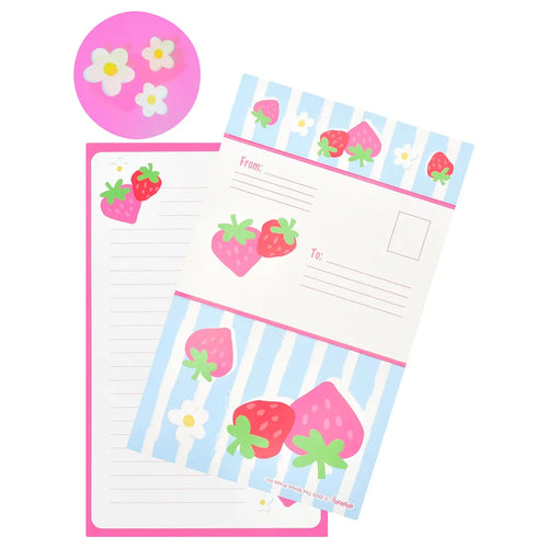 Lola + The Boys Strawberry Foldover Cards