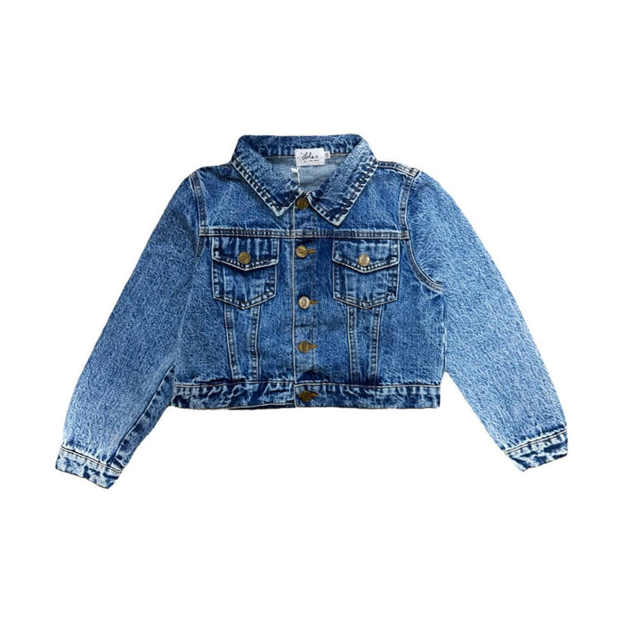 Lola + The Boys Sunny Days Denim Crystal Jacket