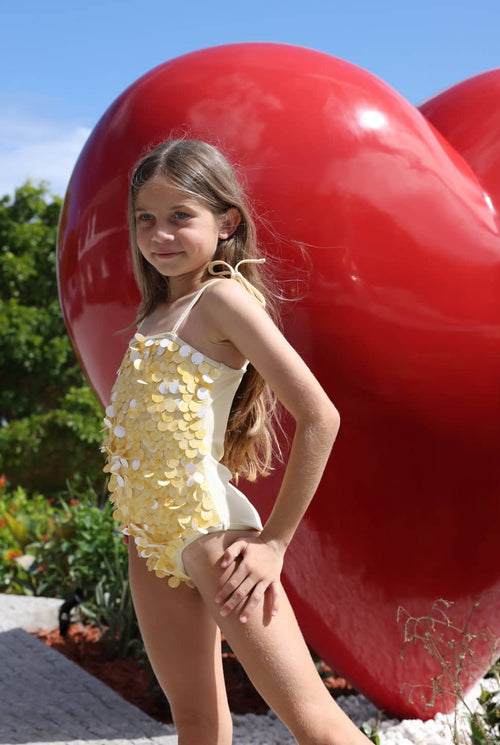 Lola + The Boys 2 Sunny Paillette Swimsuit