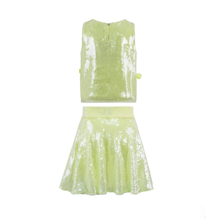 Lola + The Boys Sunny Sequin Bow Set