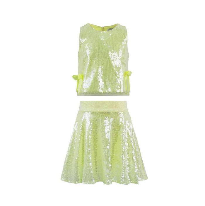 Lola + The Boys Sunny Sequin Bow Set