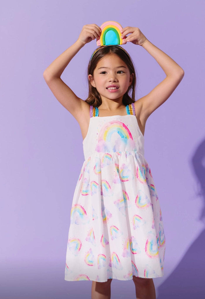 Lola + The Boys Sunshine Rainbow Gems Dress