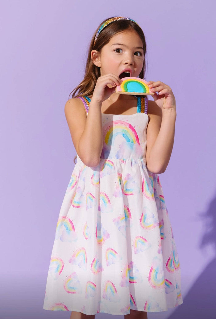 Lola + The Boys Sunshine Rainbow Gems Dress