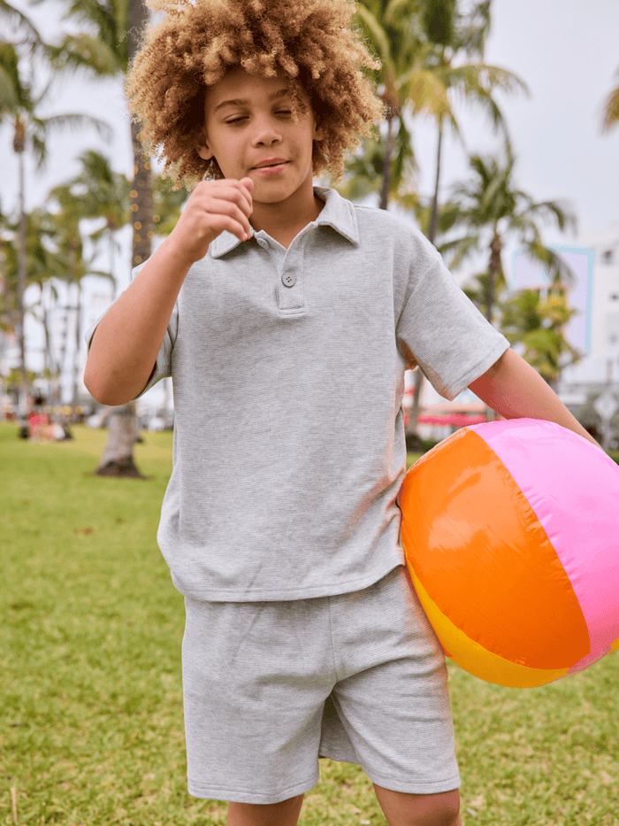 Lola + The Boys Super Soft Polo Set