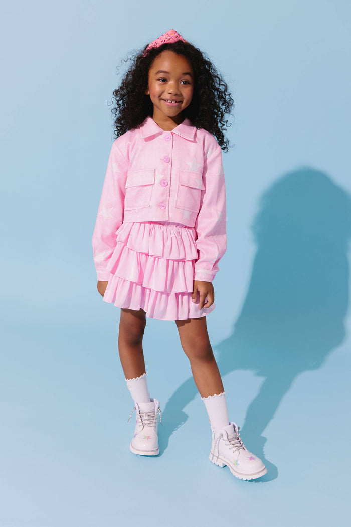 lola-new-arrival Super Stars Cropped Jacket