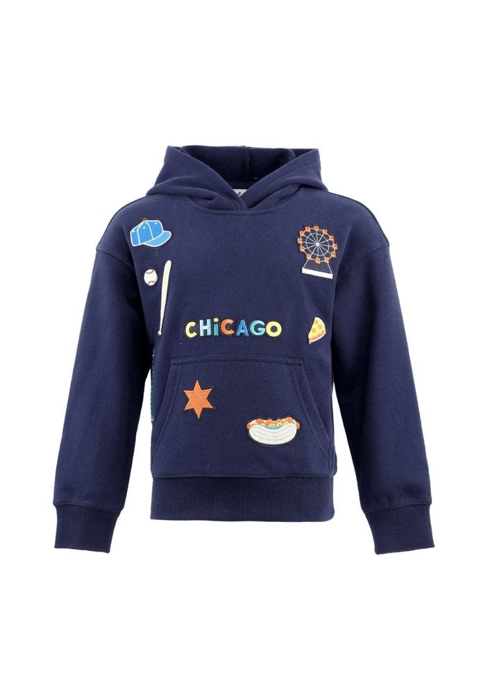 lola-new-arrival Sweaters & Sweatshirts Chicago Patch Hoodie