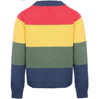 Lola & The Boys Sweaters & Sweatshirts Color Block Teddy Cardigan