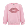 Lola + The Boys Sweaters & Sweatshirts Crystal Lip Sweatshirt
